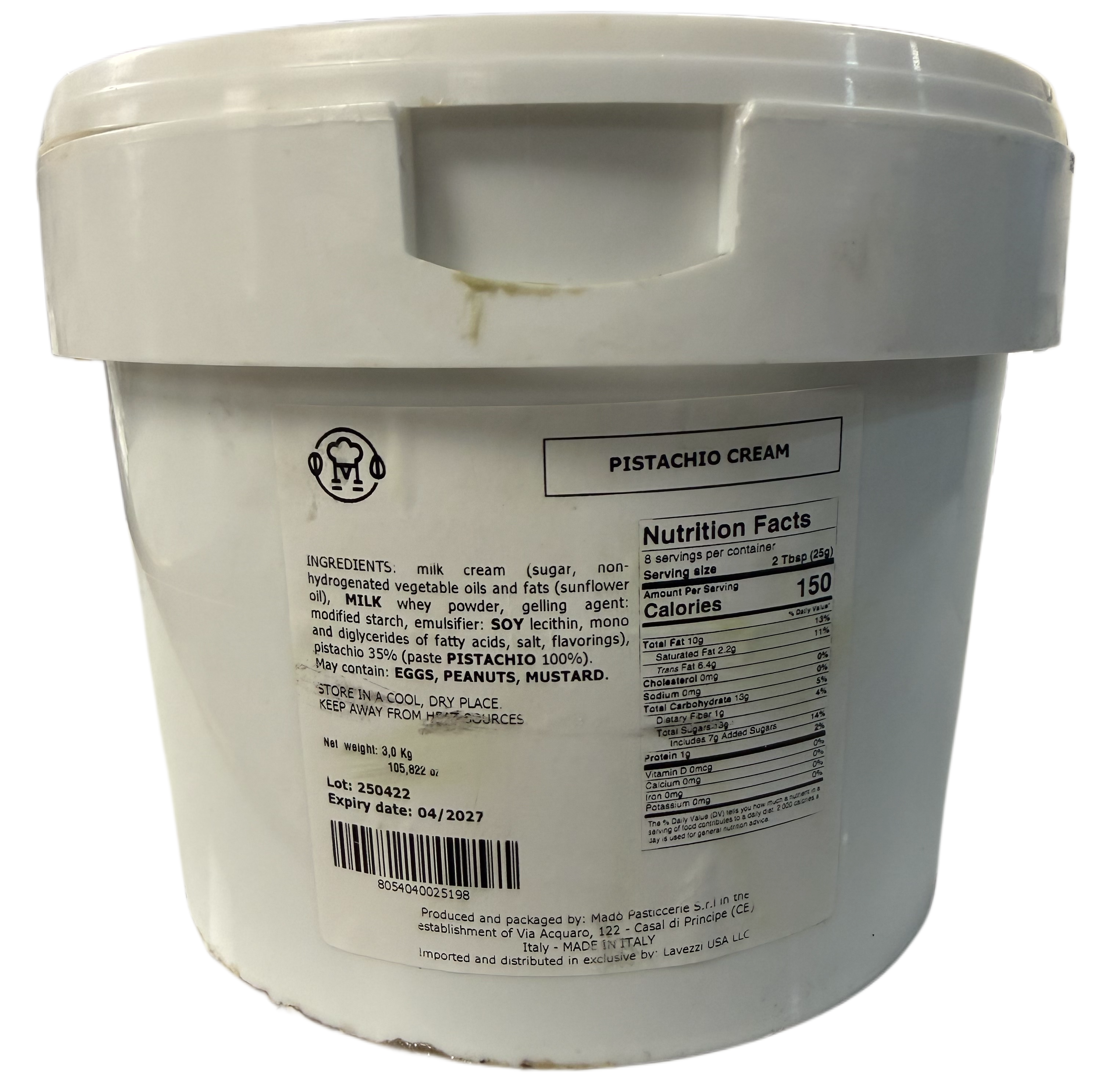 Pistachio Cream 50% 3kg