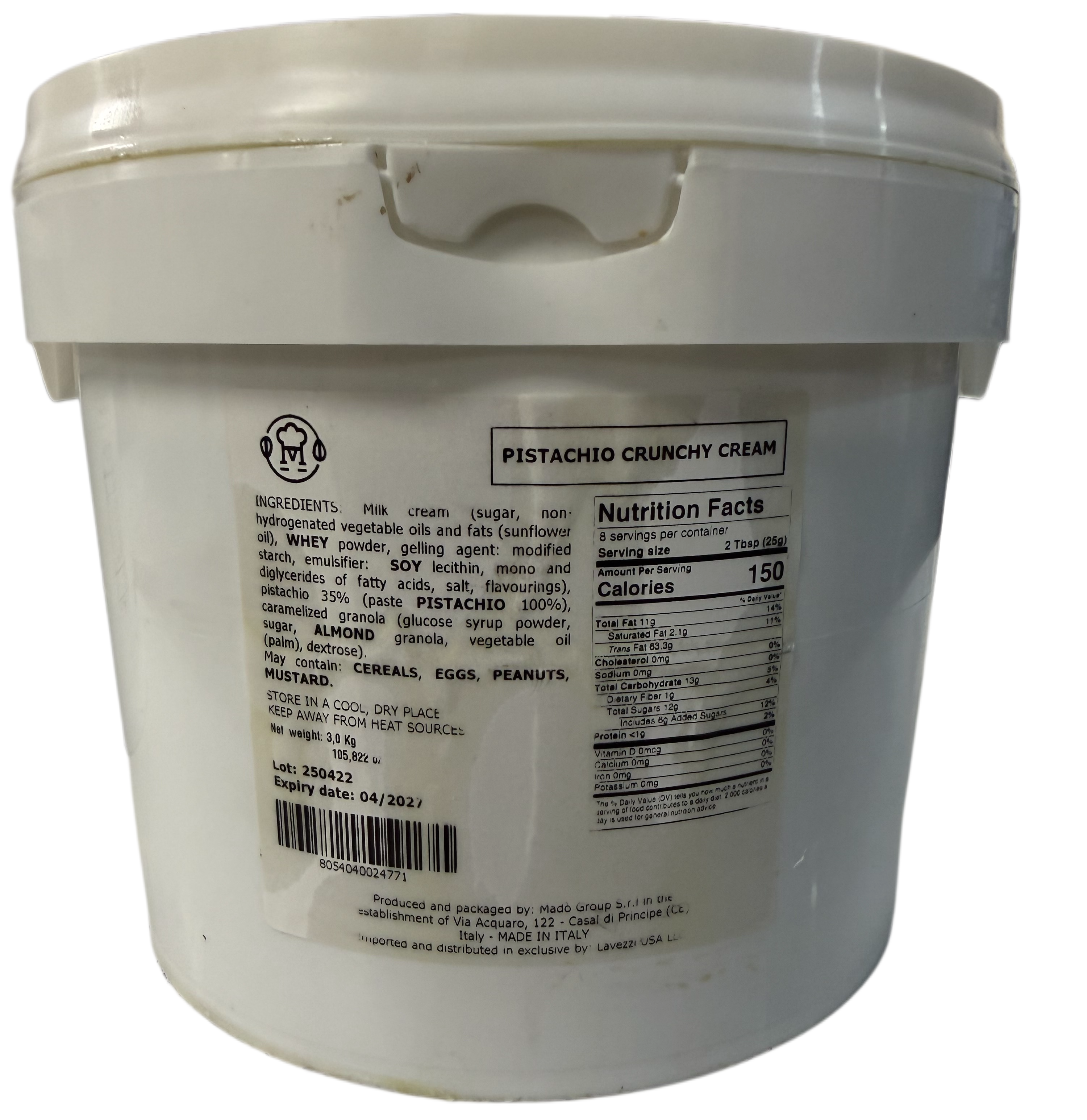 Pistachio Crunchy Cream 3kg